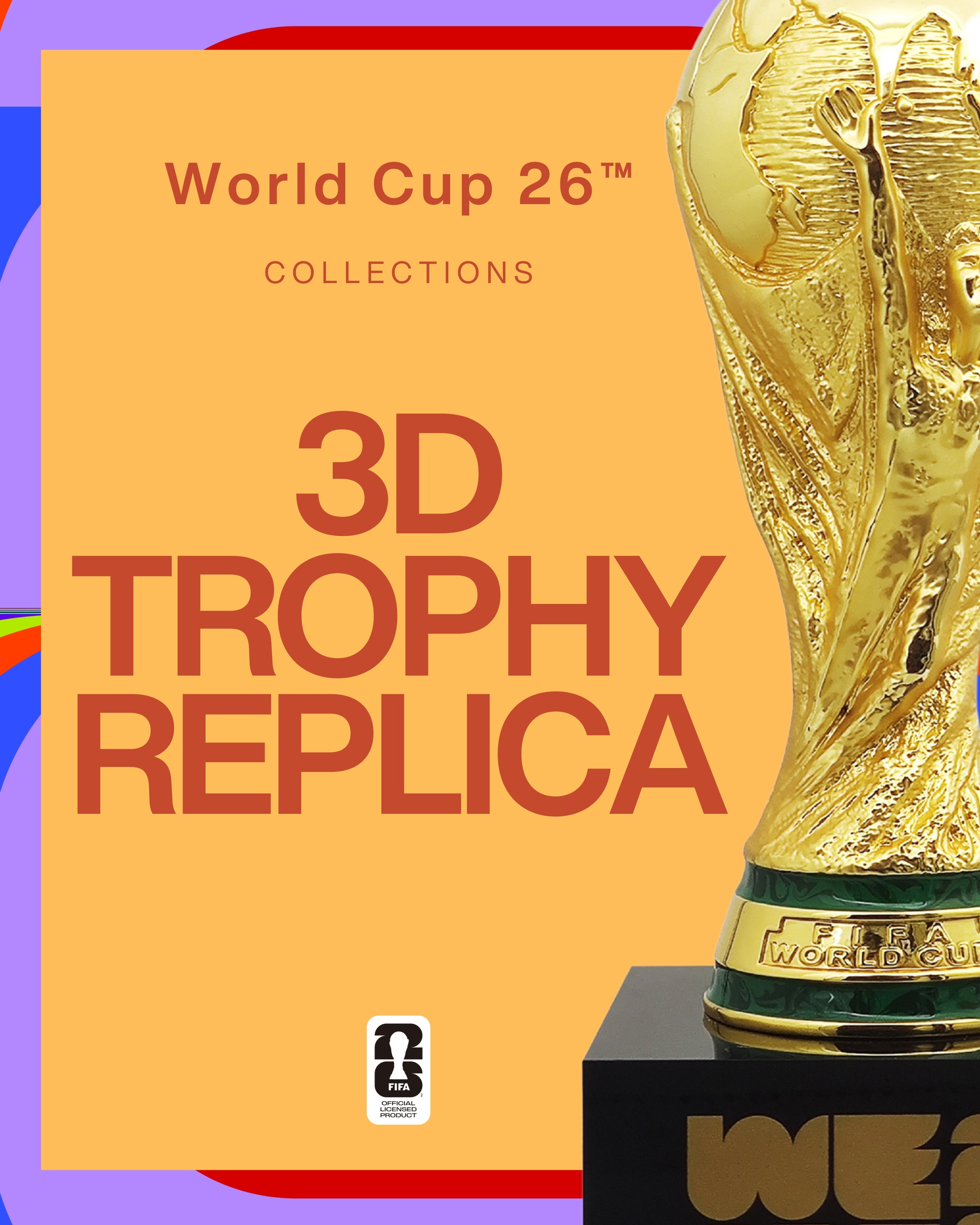 World Cup 26™ 3D Trophy Replica