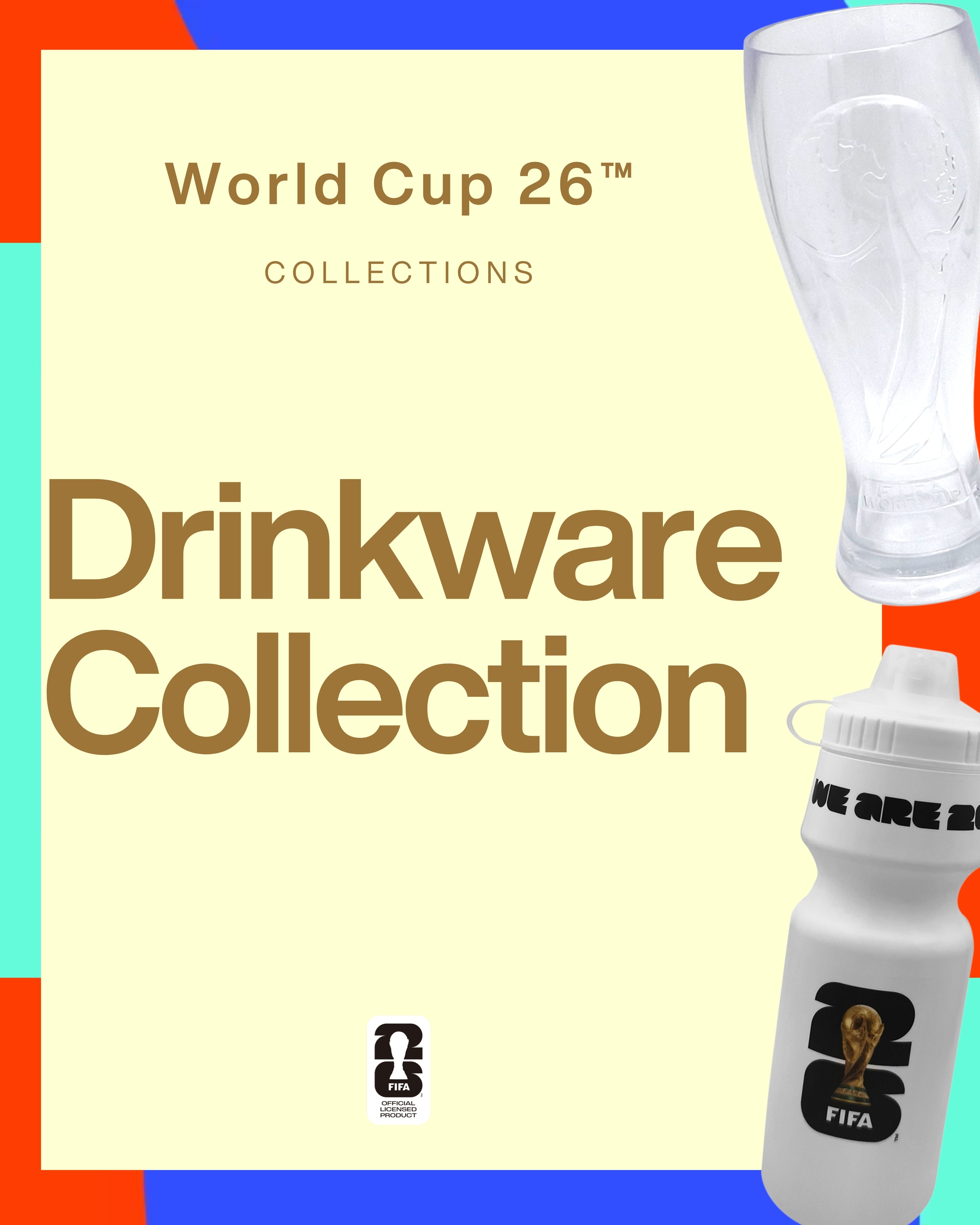 World Cup 26™ Drinkware Collection