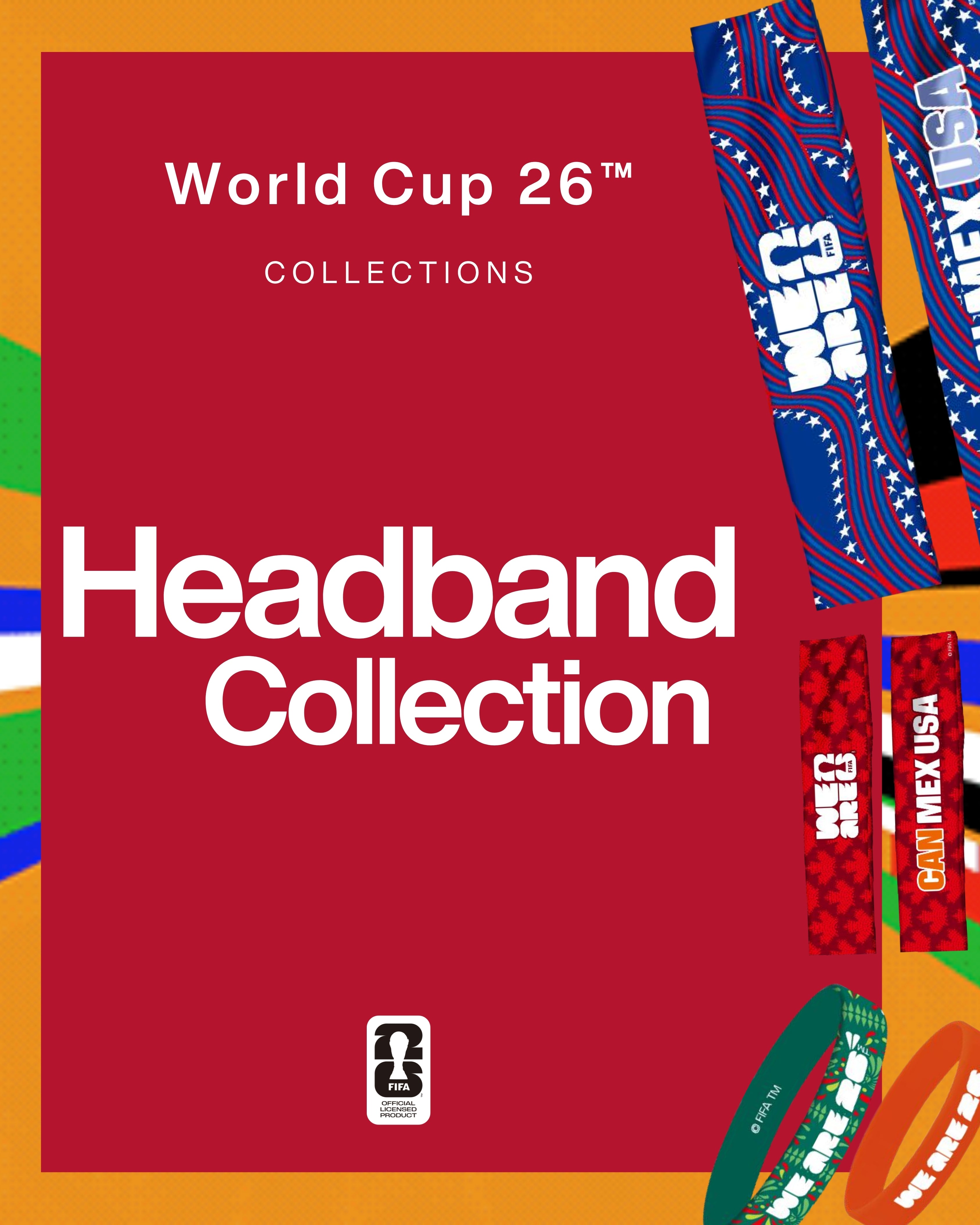 World Cup 26™ Headband Collection