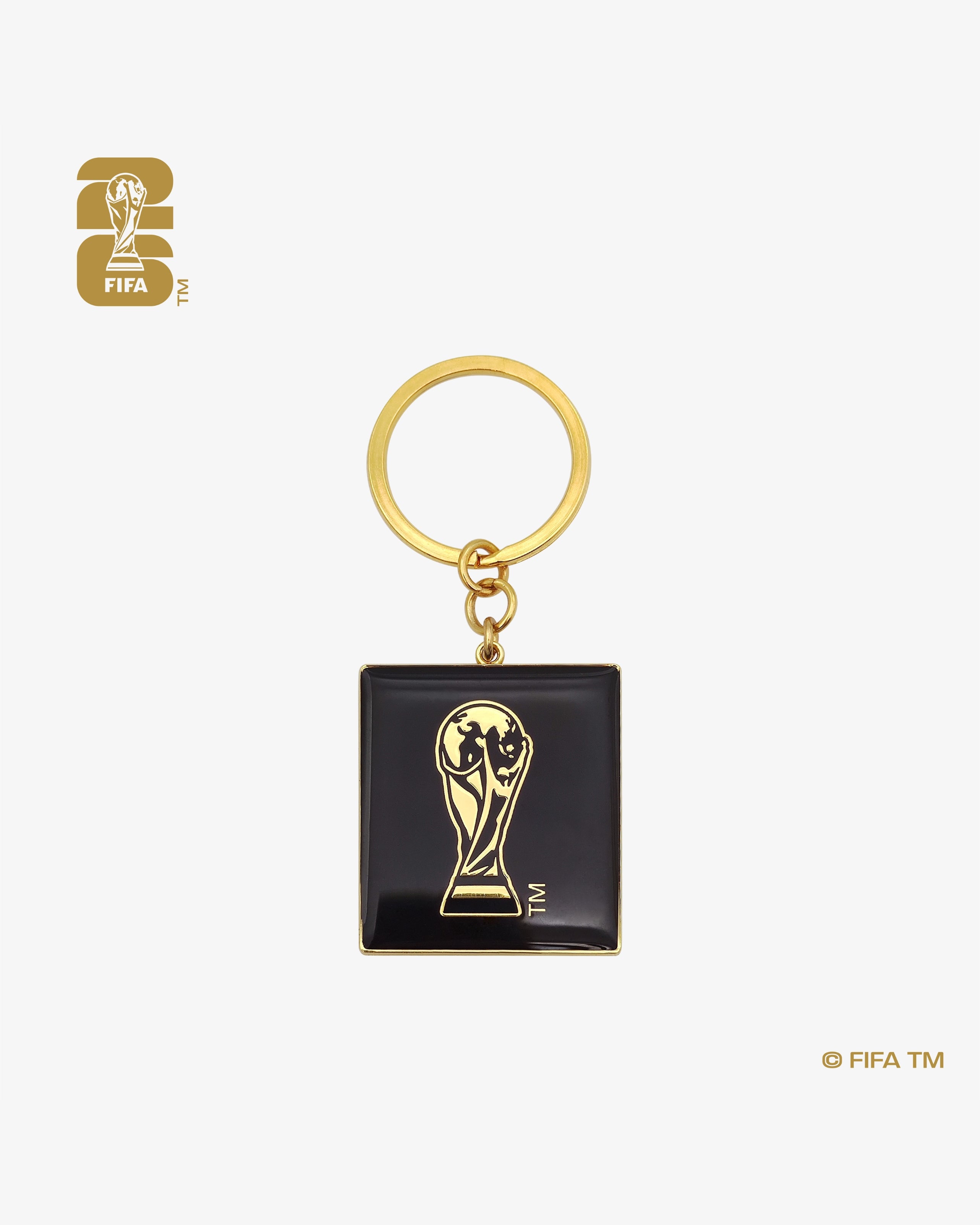 Black & Gold World Cup 26™ Trophy Keychain