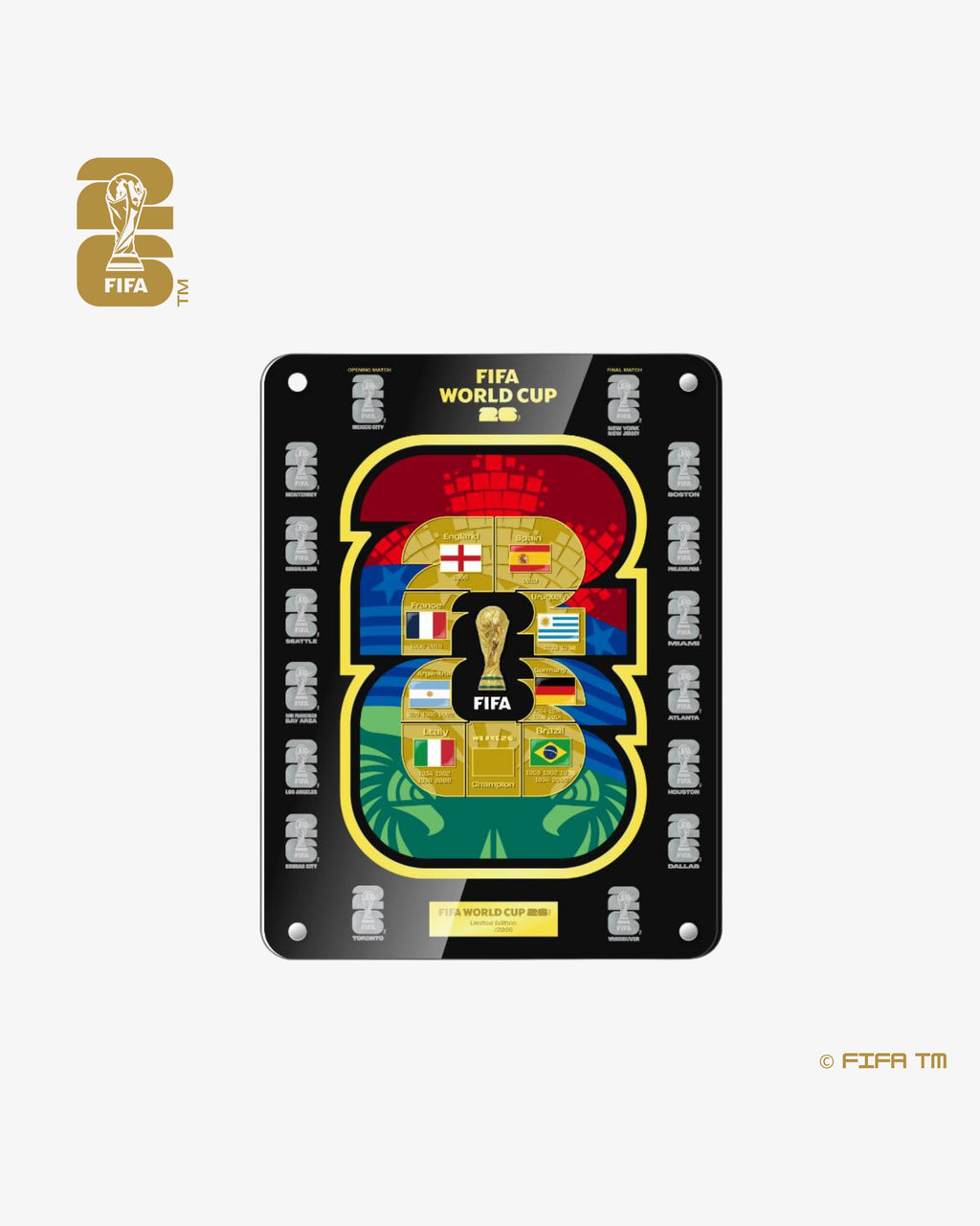 World Cup 26™ Champion Pin Collection Set (DIY Champion Flag)