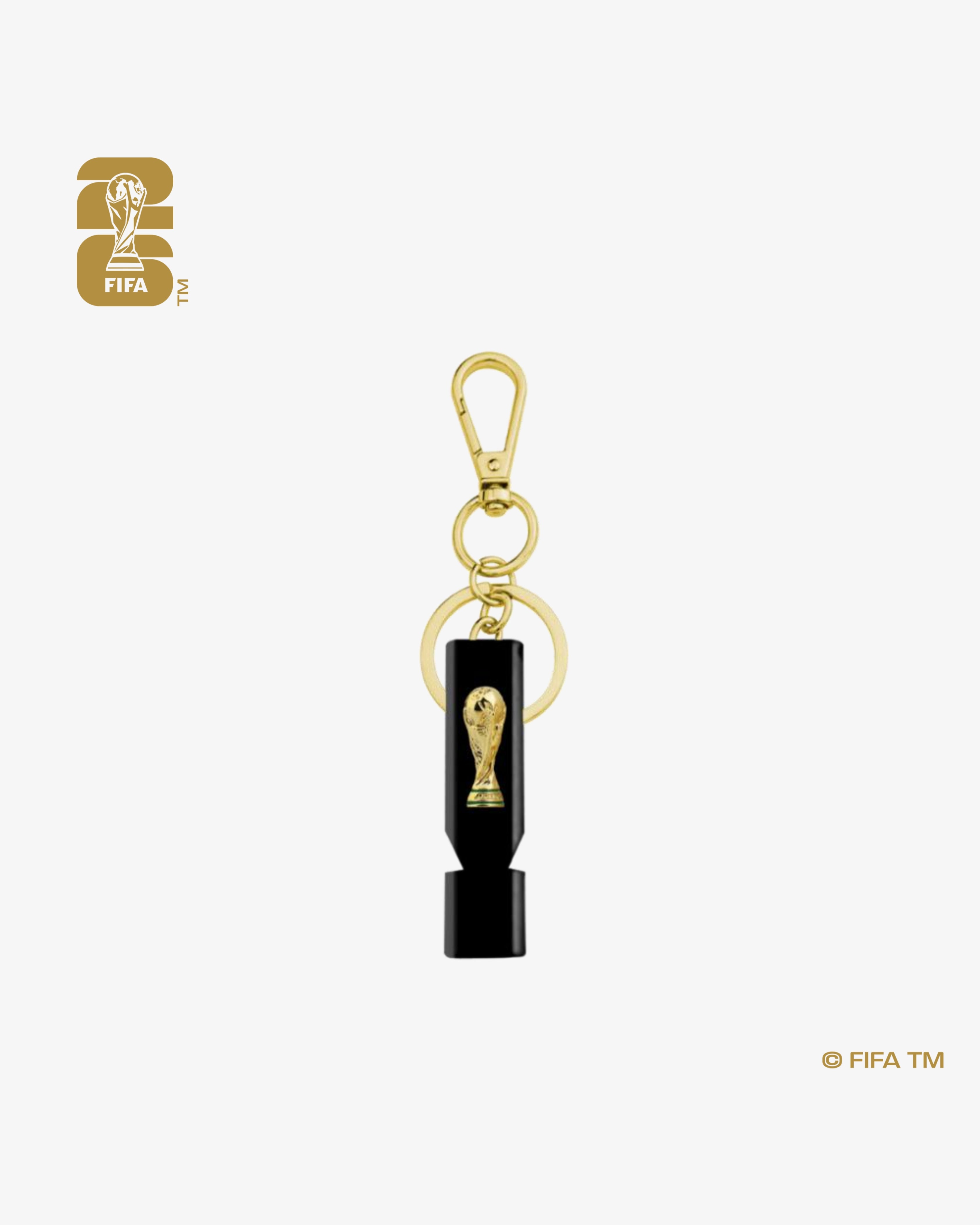 2.5D World Cup 26™ Trophy Whistle Keychain