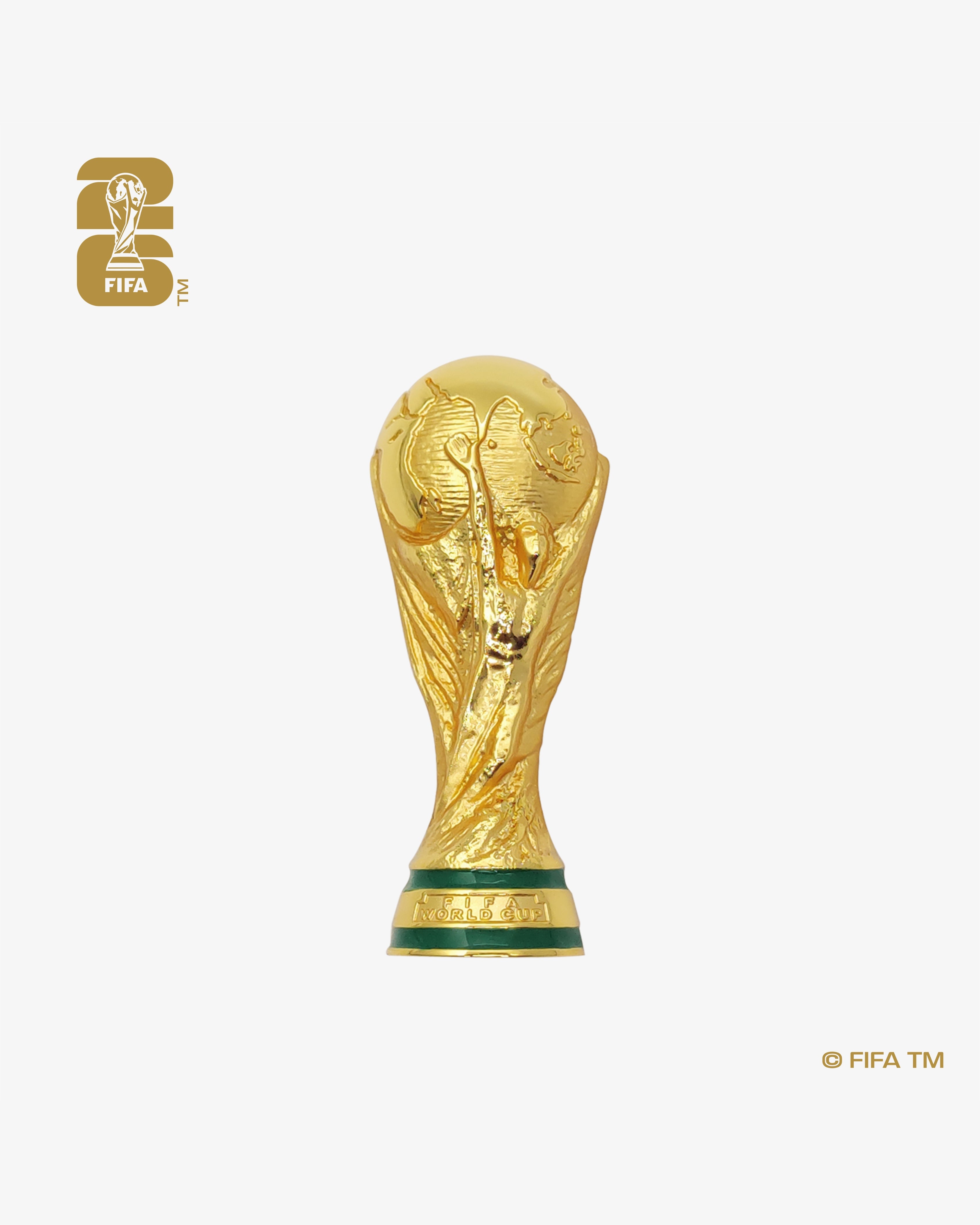 70mm 2.5D World Cup 26™ Trophy Magnet