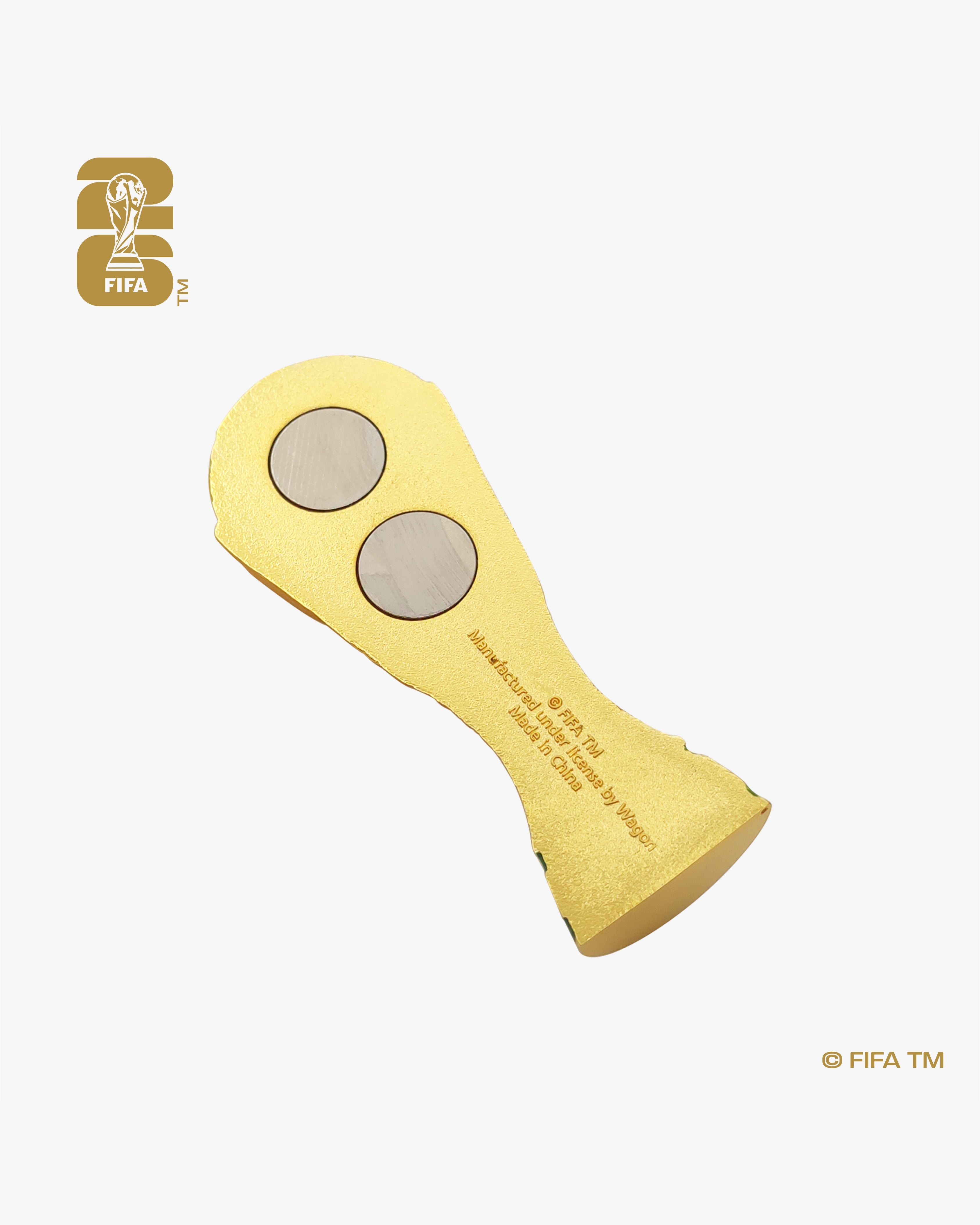 70mm 2.5D World Cup 26™ Trophy Magnet