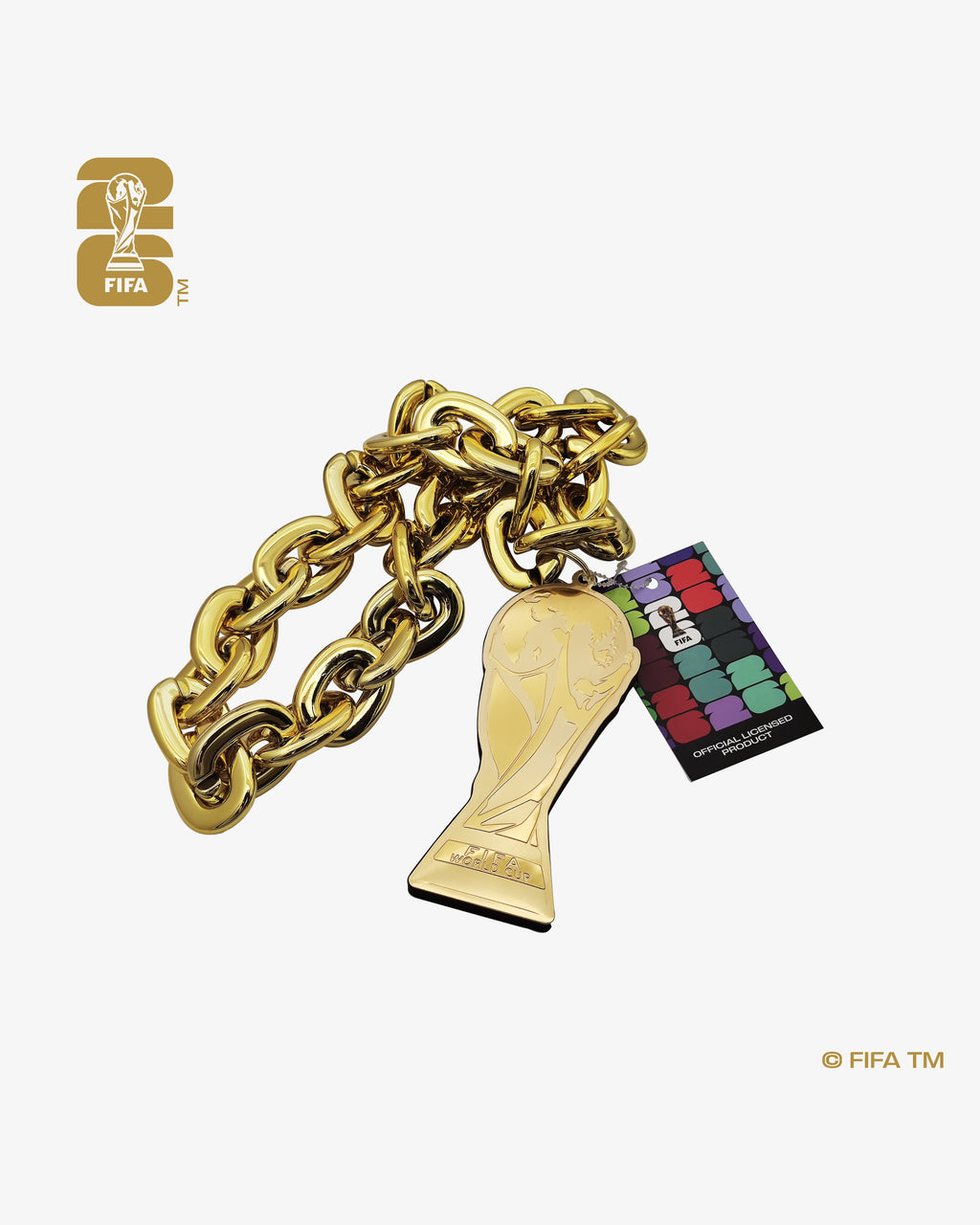 World Cup 26™ 2D Trophy Fan Chain