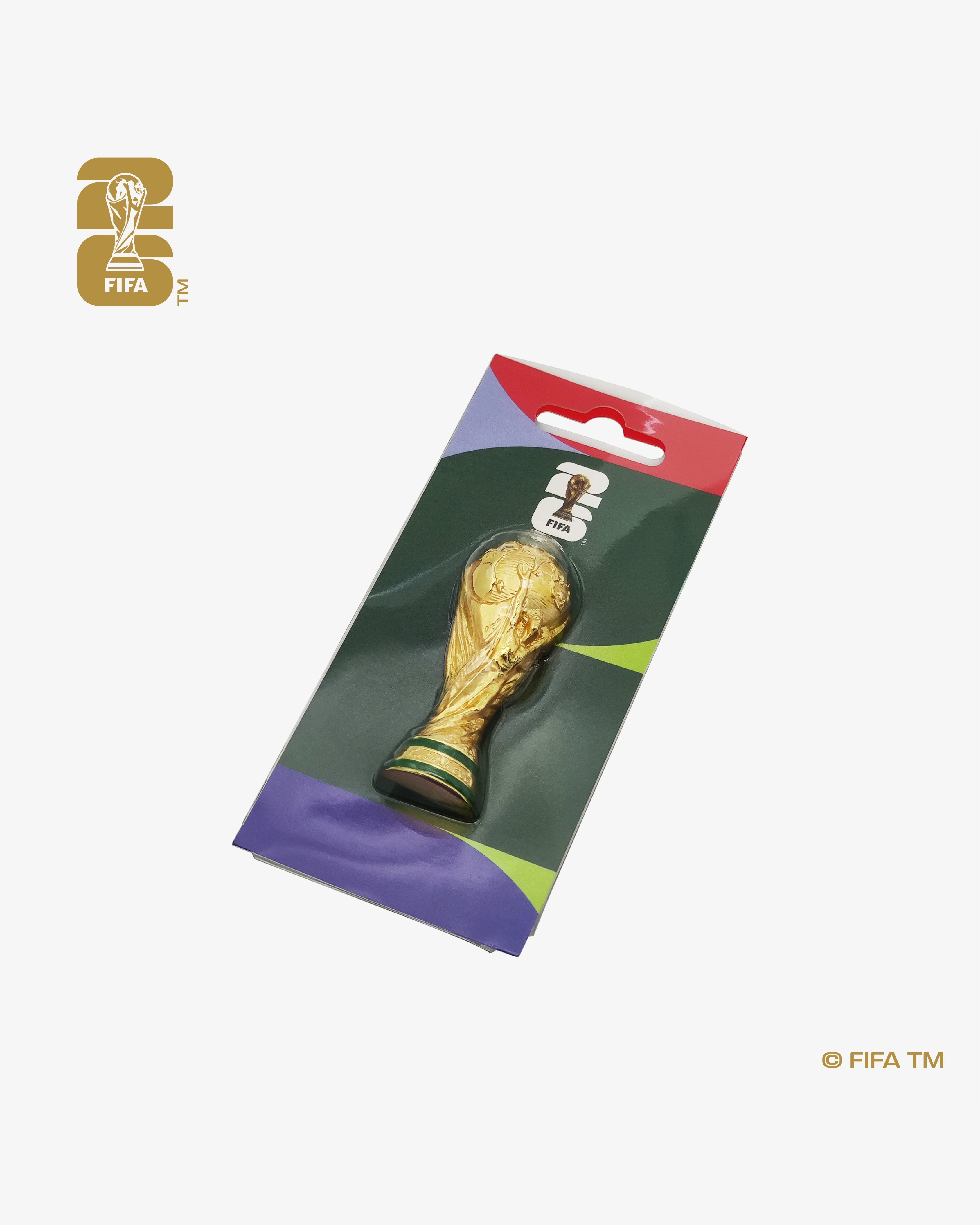 70mm 2.5D World Cup 26™ Trophy Magnet