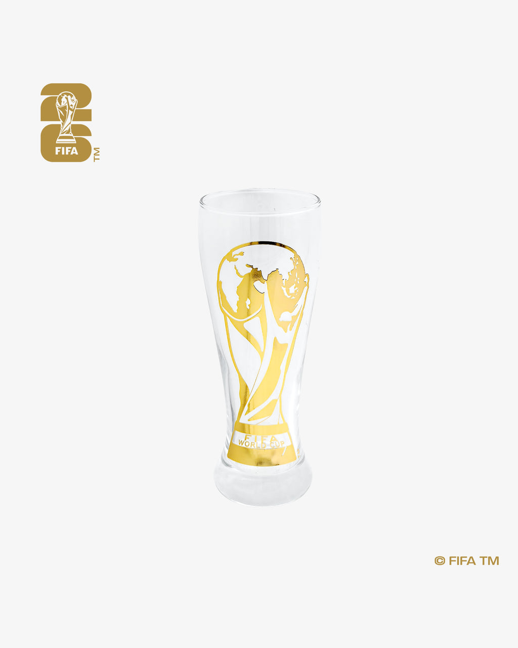 World Cup 26™ Decal Trophy Beer Glass