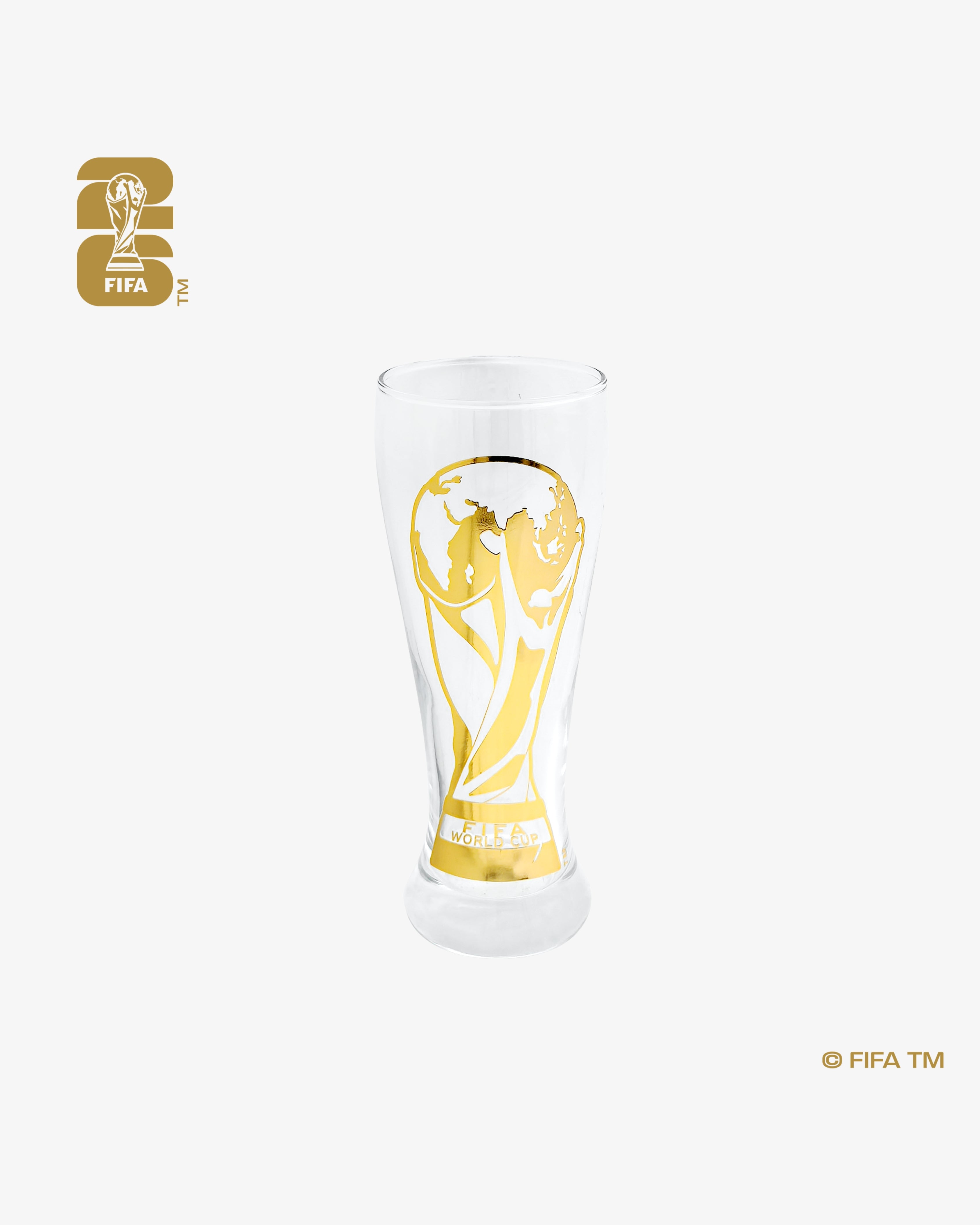 World Cup 26™ Decal Trophy Beer Glass
