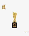 70mm 3D World Cup 26™ Trophy Replica with Pedestal