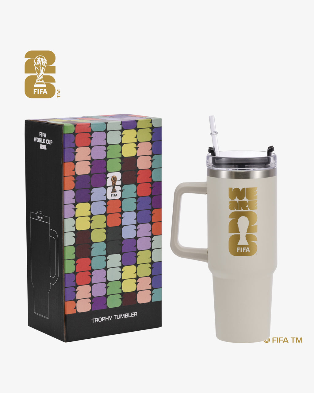 World Cup 26™ 30oz Trophy Tumbler -White