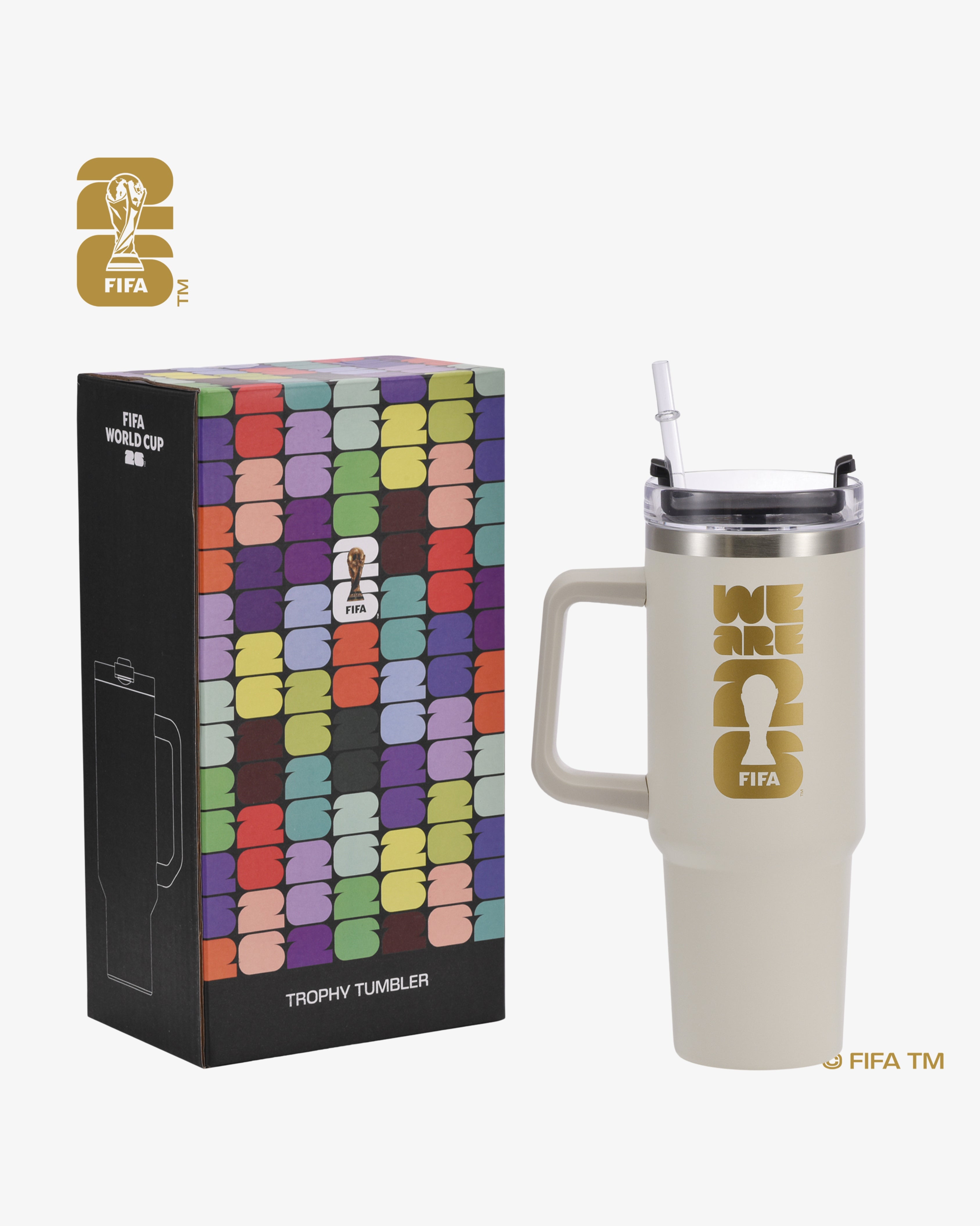 World Cup 26™ 30oz Trophy Tumbler -White