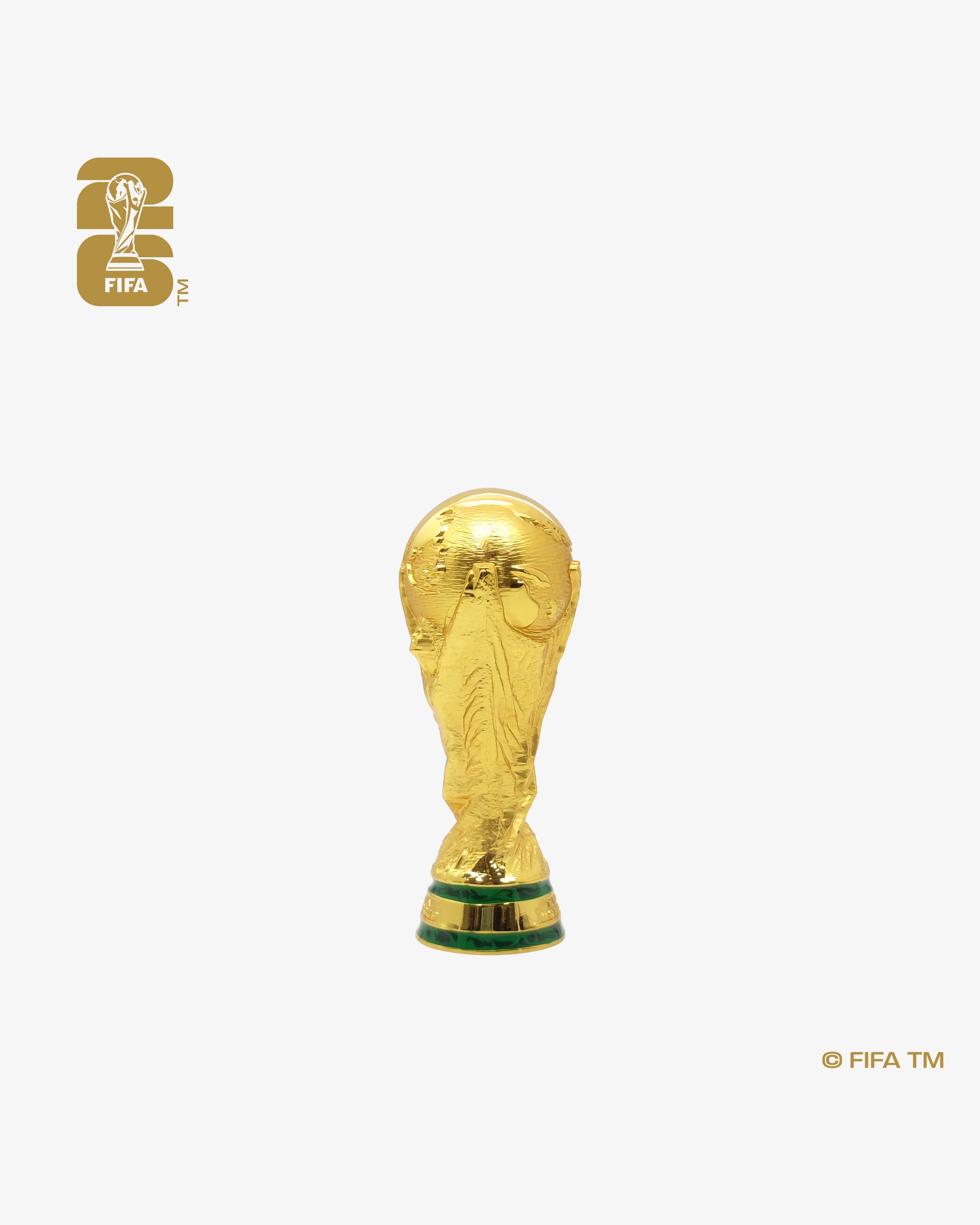 70mm 3D World Cup 26™ Trophy Replica