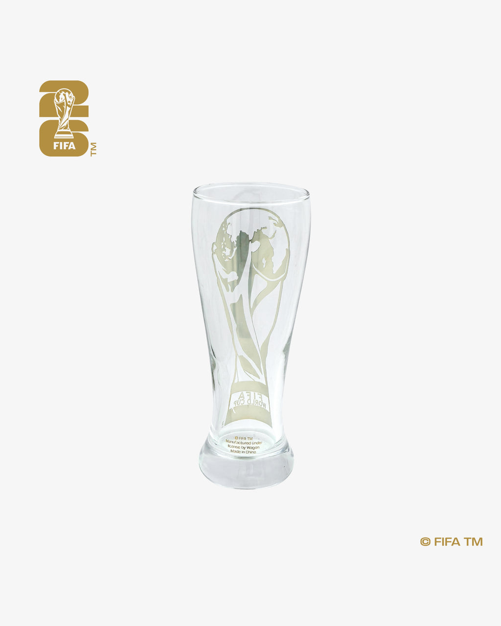 World Cup 26™ Decal Trophy Beer Glass