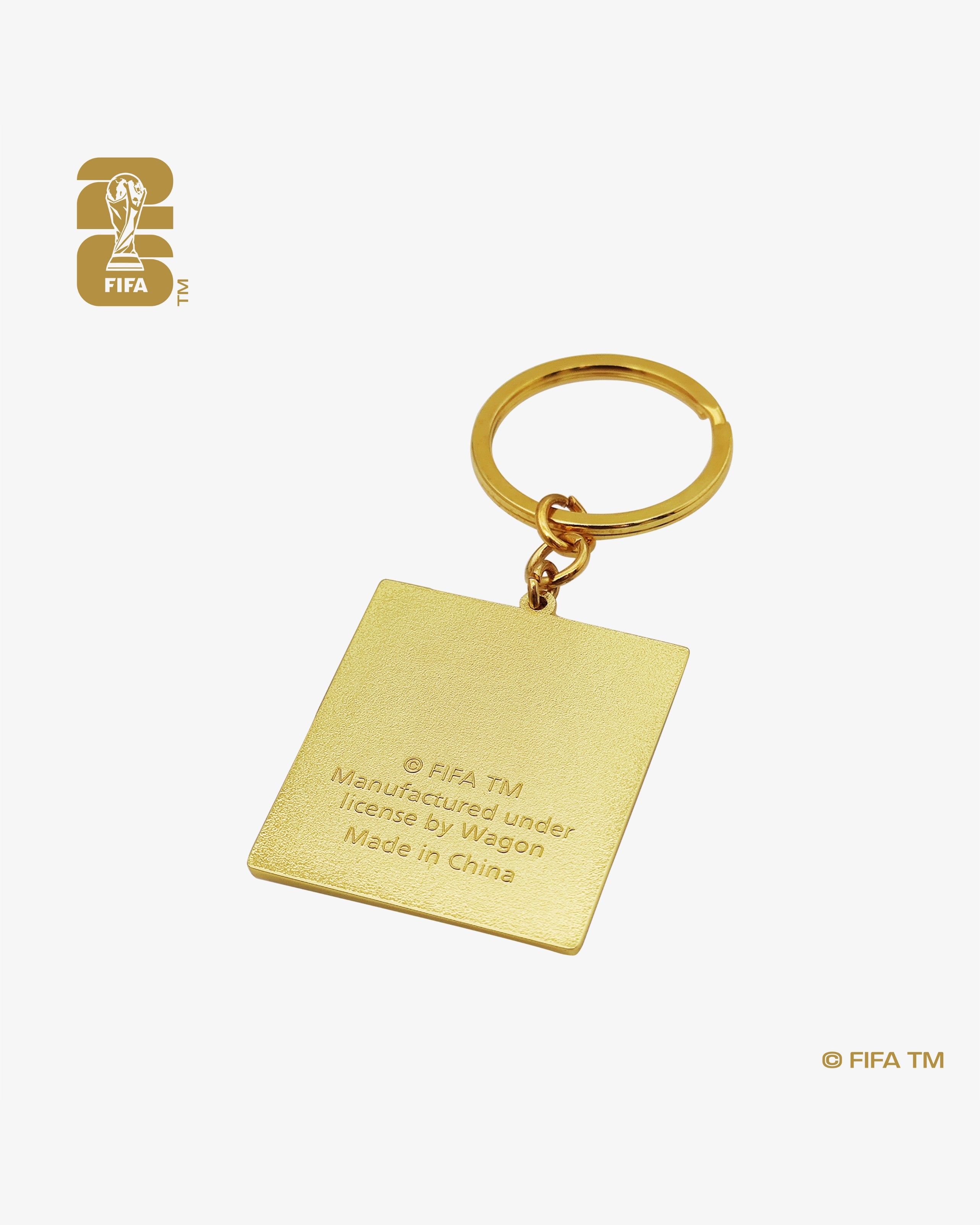 Black & Gold World Cup 26™ Trophy Keychain