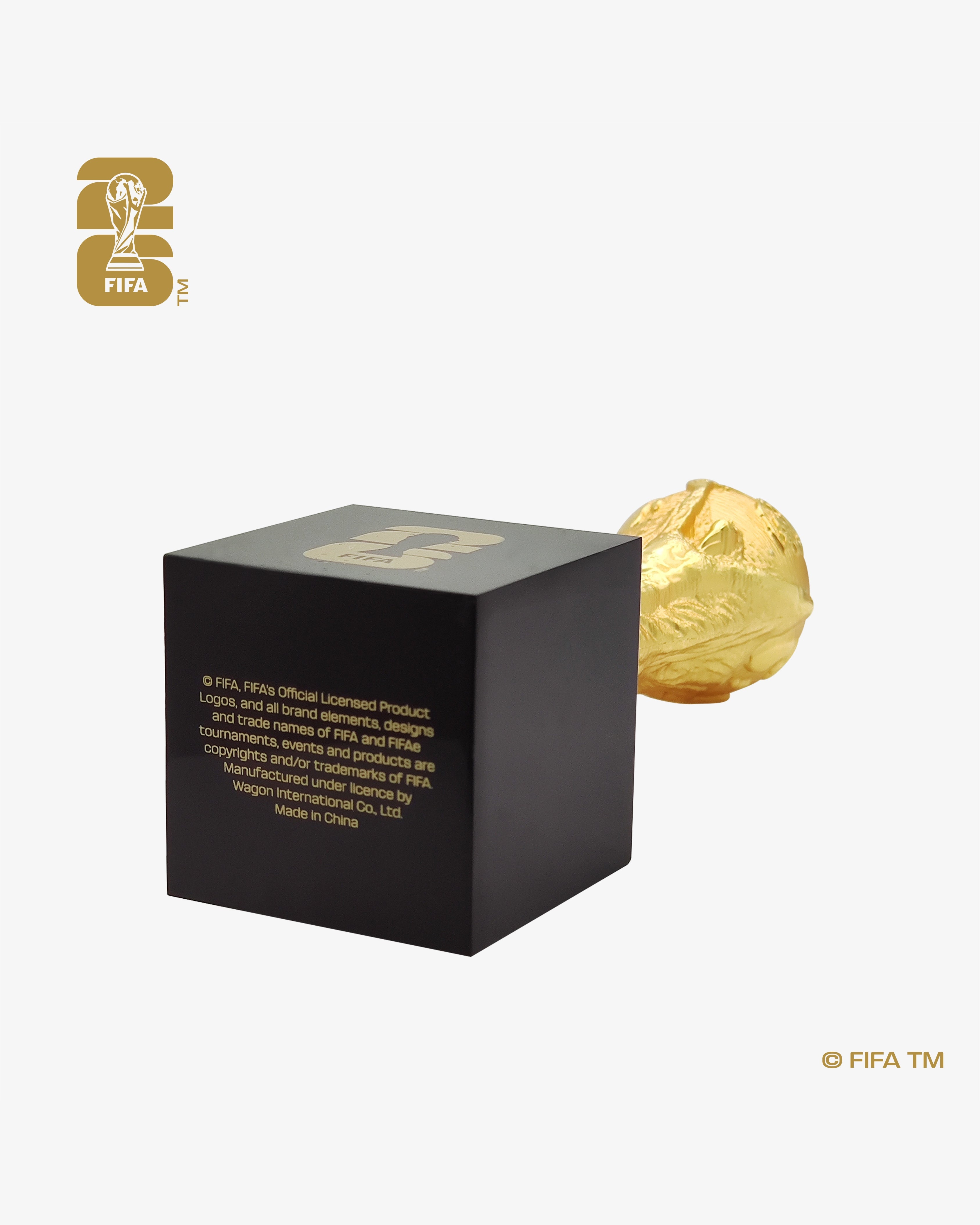 100mm 3D World Cup 26™ Trophy Replica with Pedestal