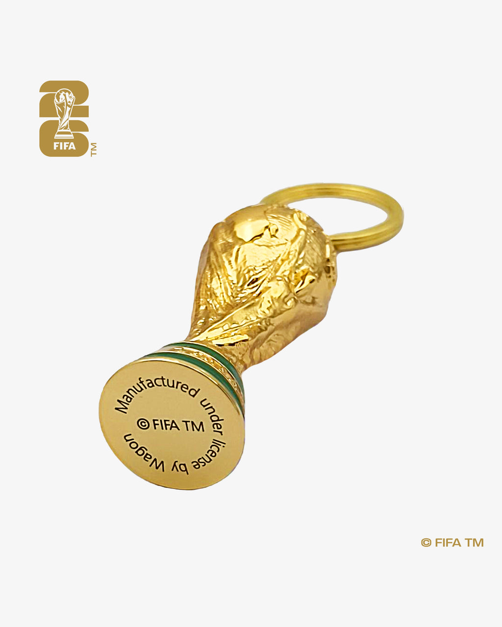 World Cup 26™ 60mm 3D Trophy Keychain