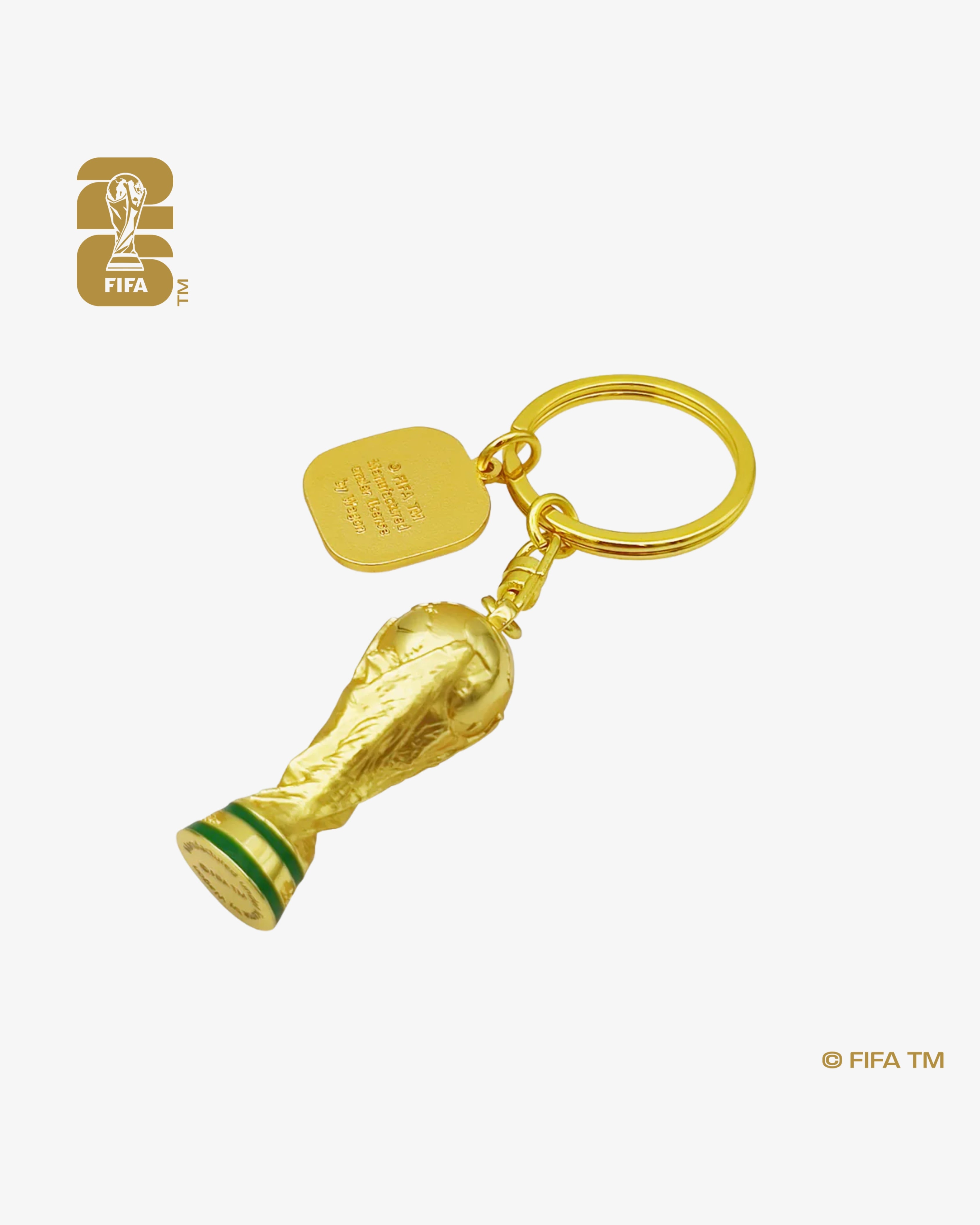 3D World Cup 26™ Trophy Keychain with Country Flag -  USA
