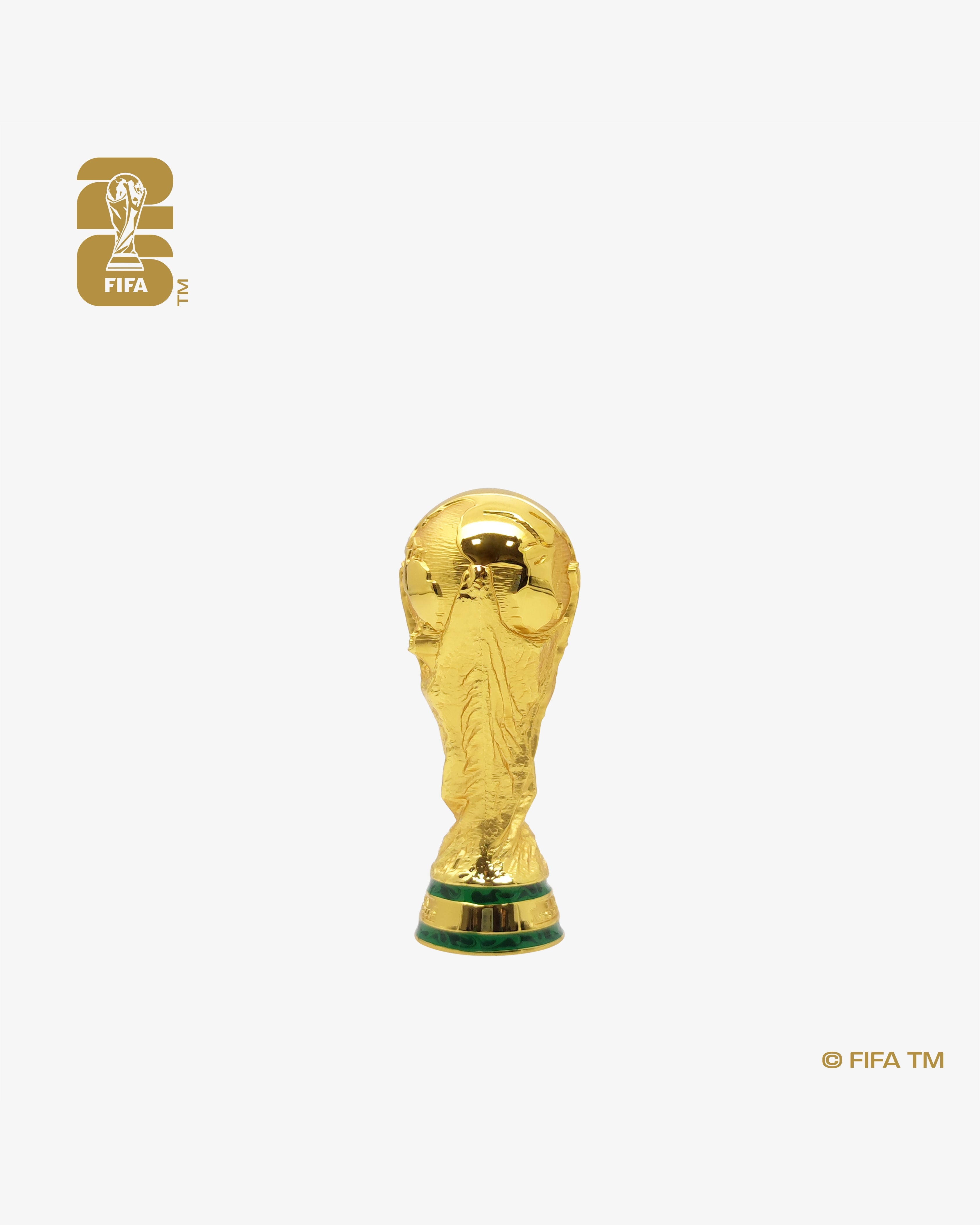 70mm 3D World Cup 26™ Trophy Replica