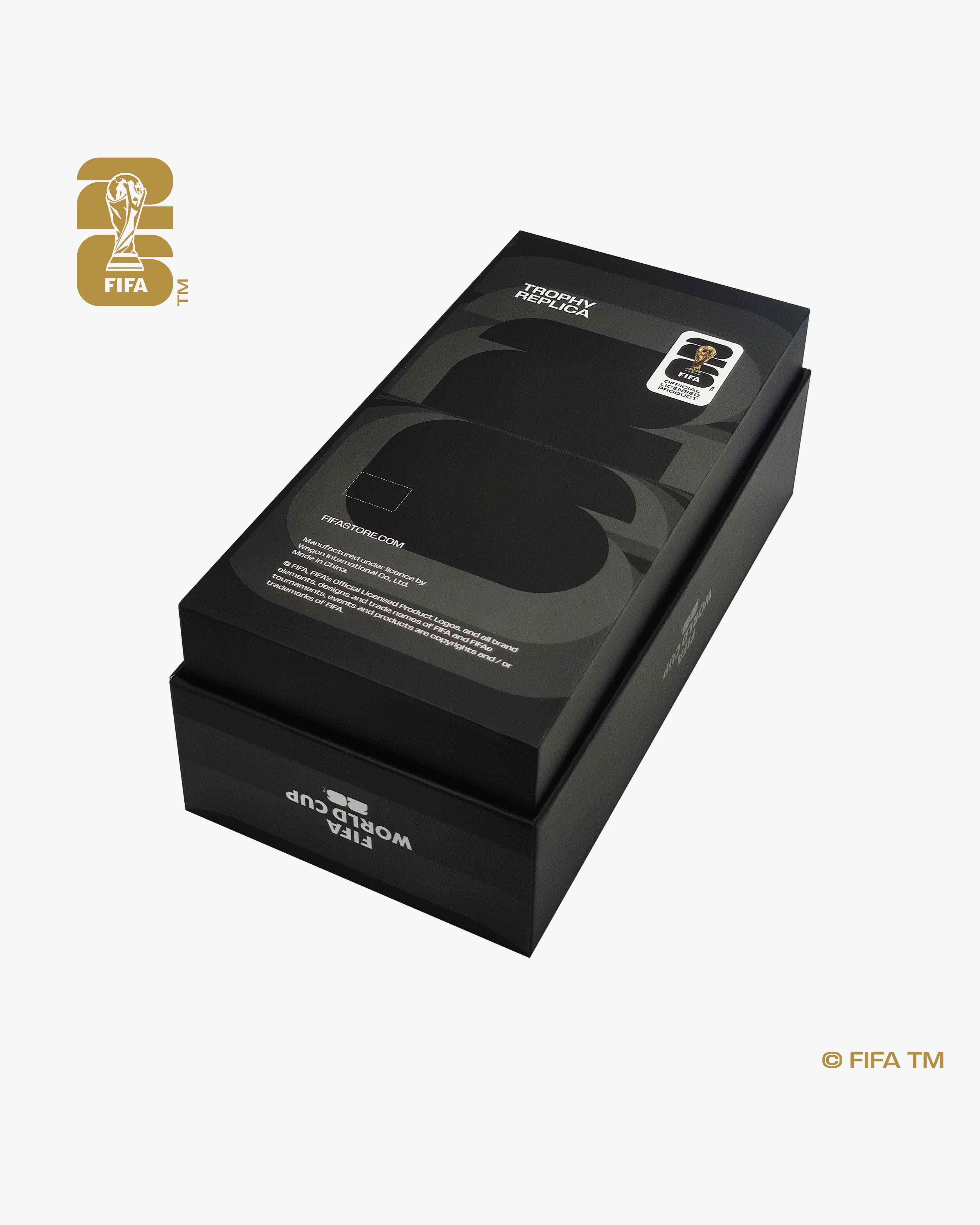 150mm 3D World Cup 26™ Trophy Replica with Pedestal