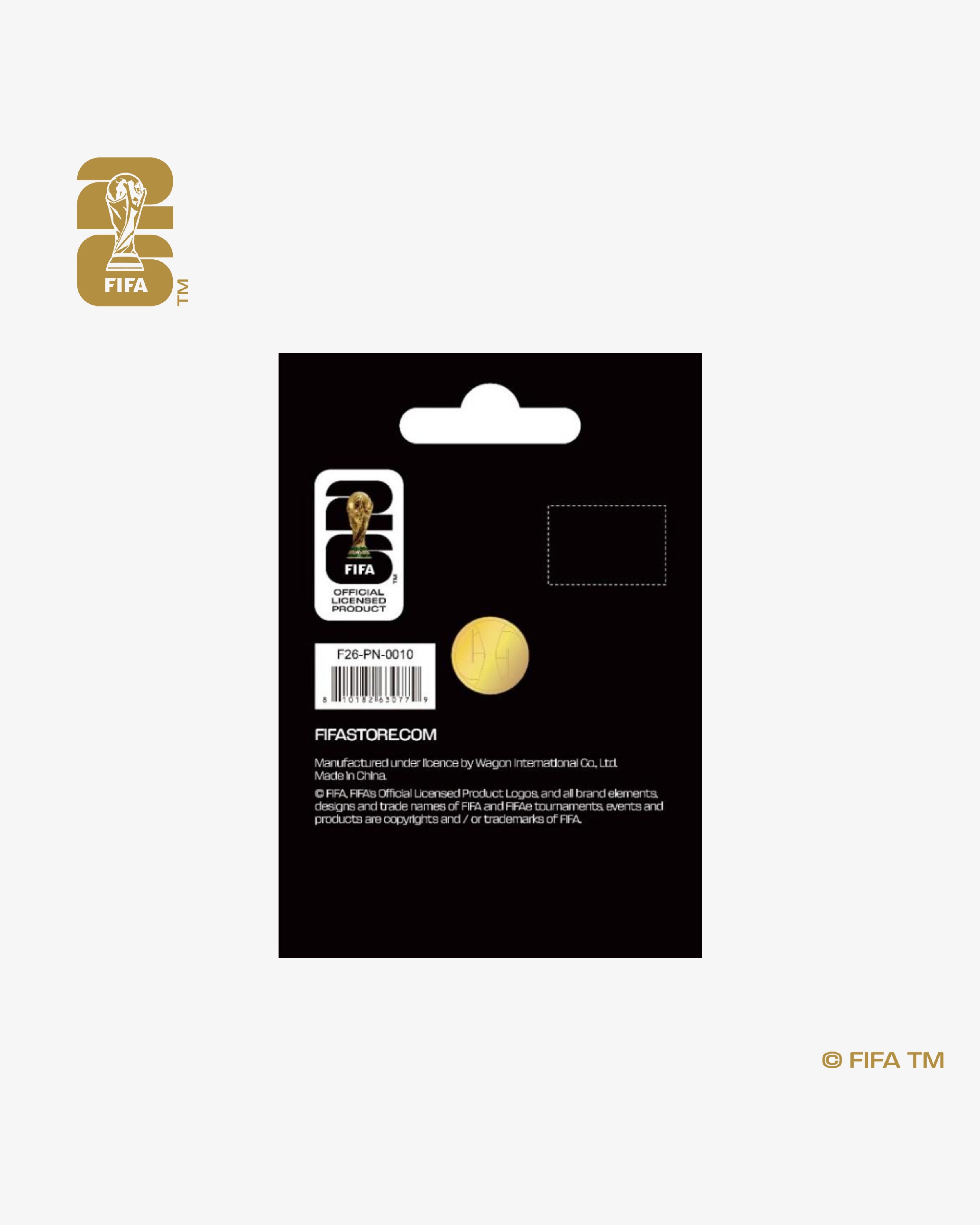 2D FIFA World Cup 26™ Host Countries Emblem Pin