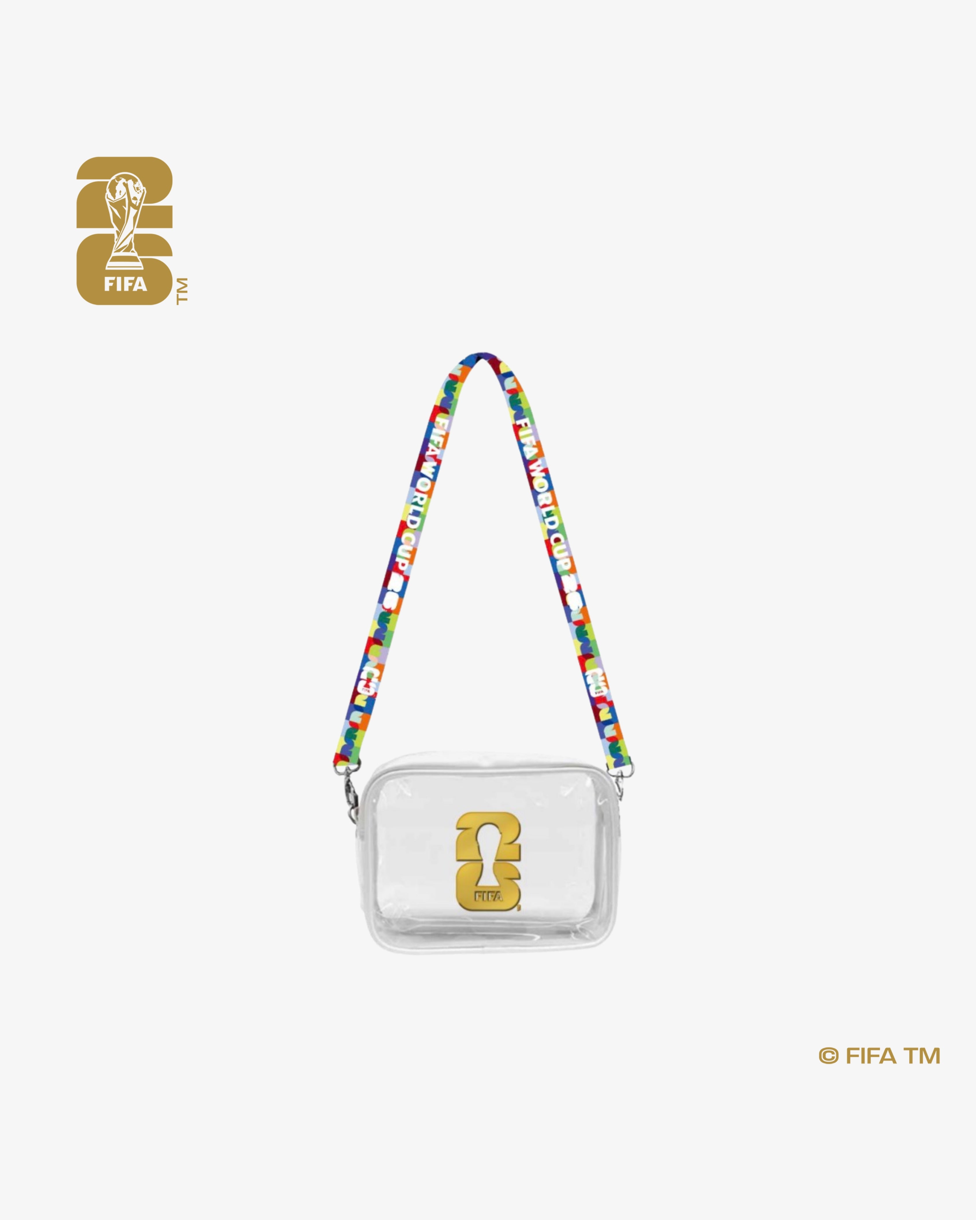 World Cup 26™ Clear Bag with Rainbow Belt