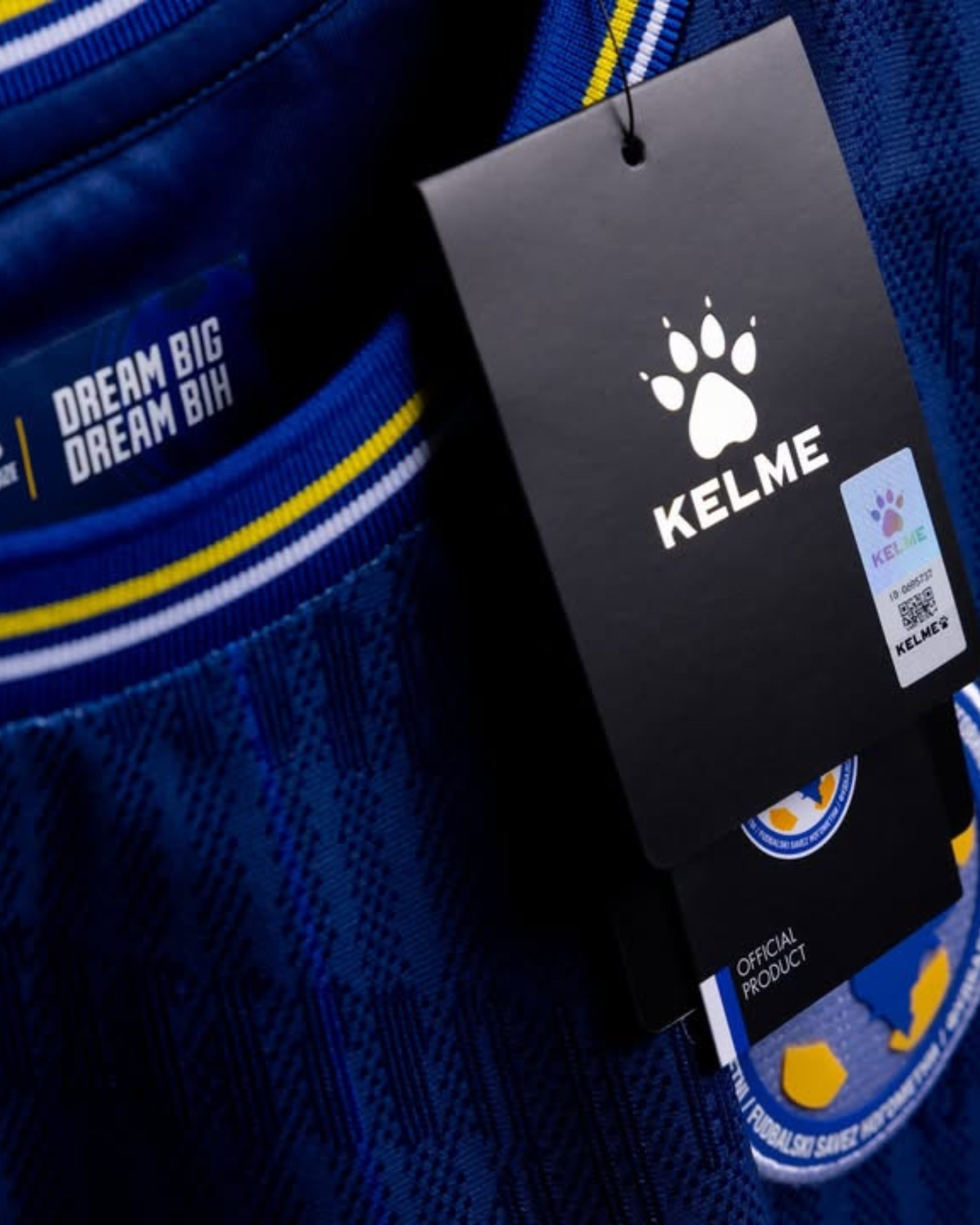 KELME Bosnia & Herzegovina World Cup Home Shirt/Player Version